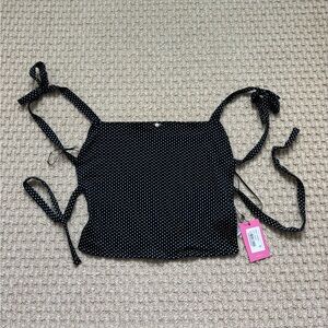 Edikted Kaia Polka Dot Tie Back Top